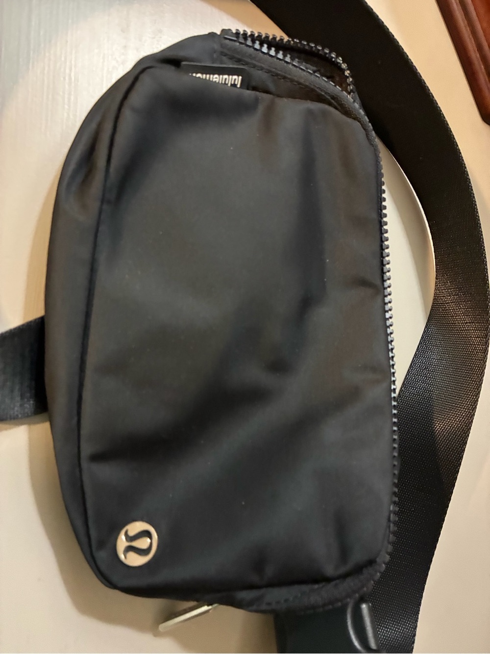 lululemon athletica Black Compact Sling Belt Bag